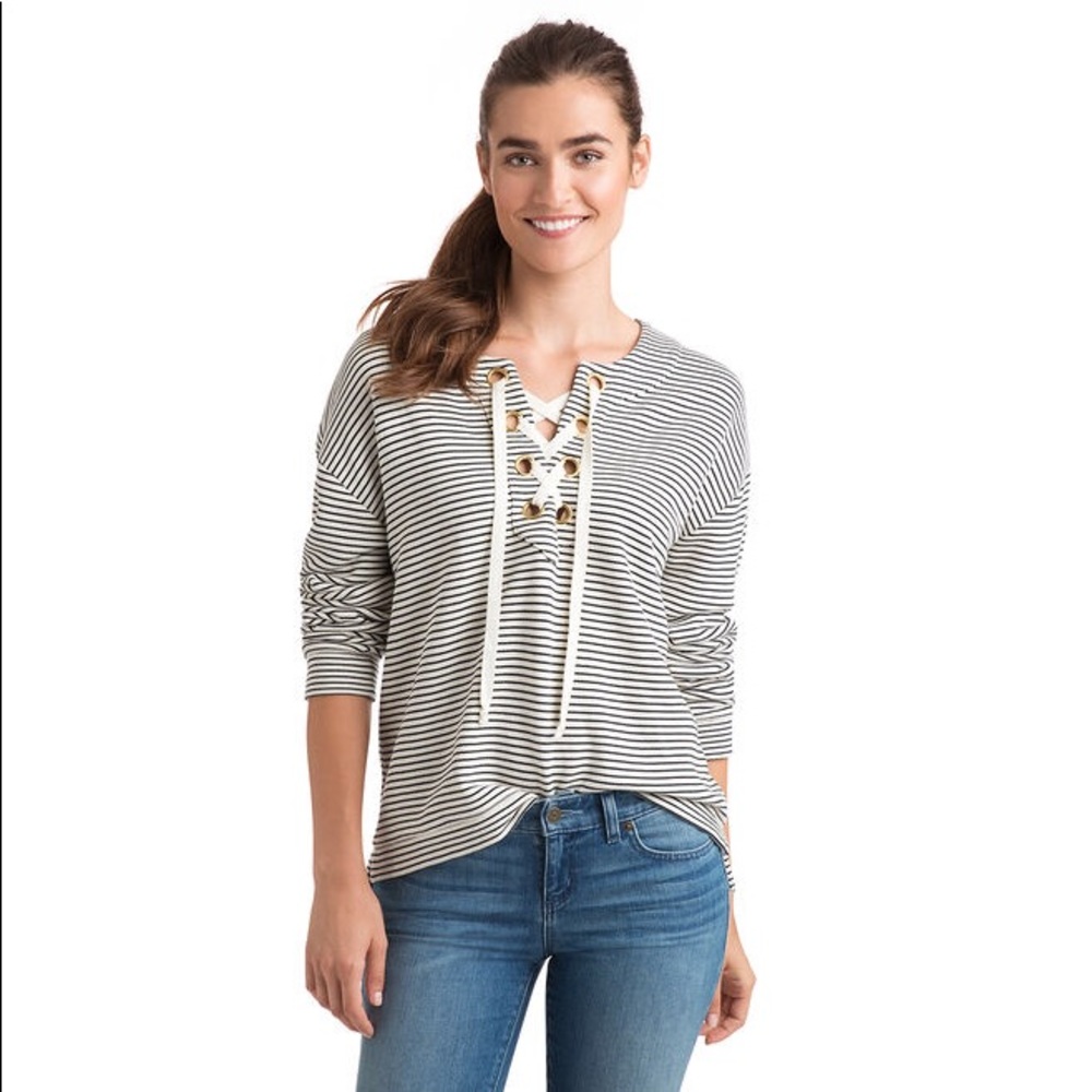 Vineyard Vines Striped Pullover Sweater Top